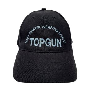 Otto Quality Headgear Navy Fighter Weapons School TOPGUN Black Baseball Hat/Cap